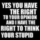 opinions