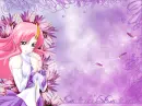 Anime girl with pink hair.