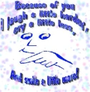 because of you