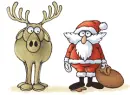 rudolph&santa