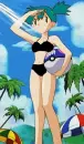 Riana at the beach