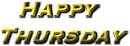 Happy Thursday