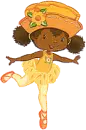 Orange Blossom ballerina