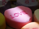  	love heart candy