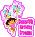 Happy 5th Birthday Breanna