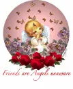 Angel and butterflies