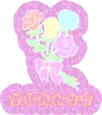 Thanks with Pink Glitter