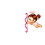 pink fairy with bow