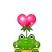 frog in love