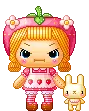 cute little girl in pink