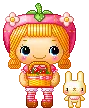 cute little girl in pink