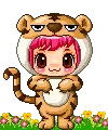 cute little boy in tiger costume