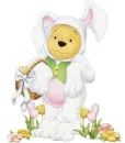 Pooh and blue bunny