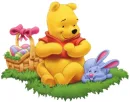 Pooh and blue bunny