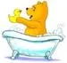 Pooh in the Bath