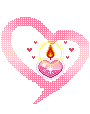 candle in heart