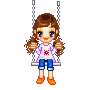 cutie on swing
