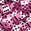 pink dice