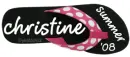 Christine flip flop