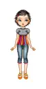 colourful doll