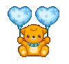 Lil Kitty With Balloons