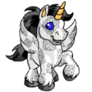 Checkered Flag Unicorn