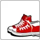 red shoes