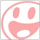 pink happy face smile