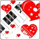 cute kawaii love piano