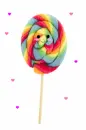 Kawaii lollipop