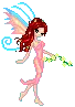 pink and blue fairy