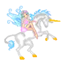 fairy on unicorn