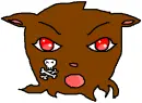 Mad/bad cat