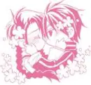 ryoma and sakuno kissing (chibi...!!!)
