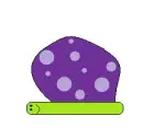Purple And Green Snail
