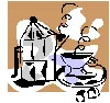 Coffee with Purple Cup