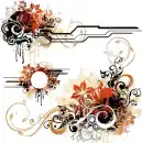 three style flowers colors retro