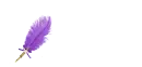 Feather Pen Dark Purple - Peaseblossom