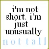 I'm Not Short