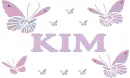 Kim with Butterflies
