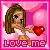 love me - cute doll icon