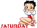 Betty Boop in red Saturday