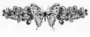 glitter butterfly