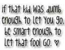 Kid was DUMB