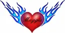 Burning Heart Maggie