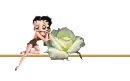 Betty Boop with a rose