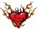 Flaming Heart Maggie
