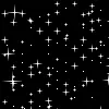 Black glitter
