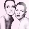 Twiggy & Kate.
