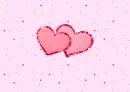background - pink sparkle hearts